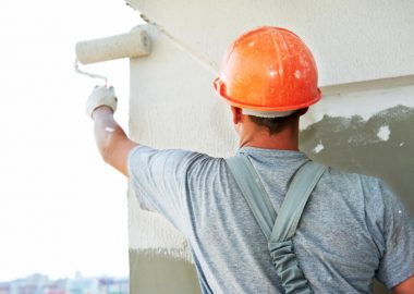 builder facade plasterer worker